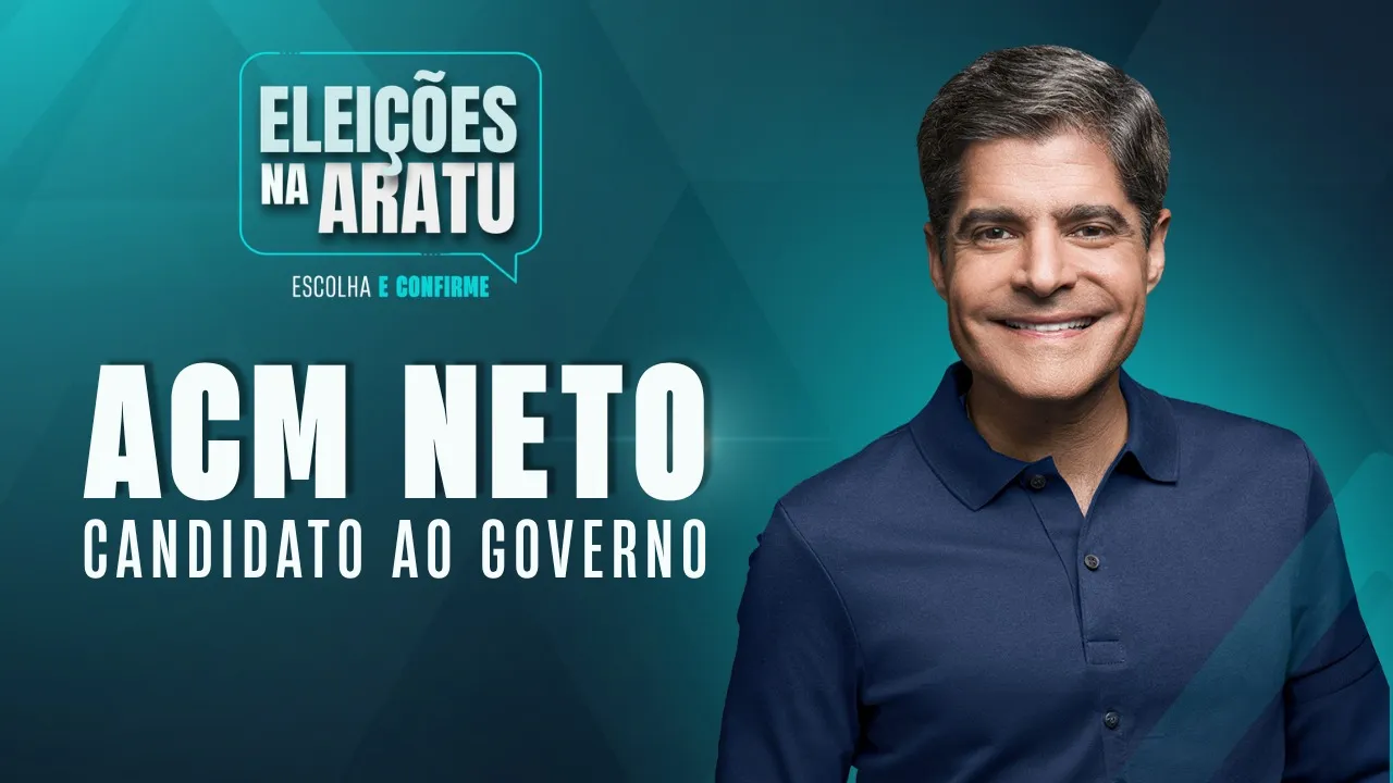 ACM Neto abre série de sabatinas da TV Aratu com candidatos ao Governo da Bahia