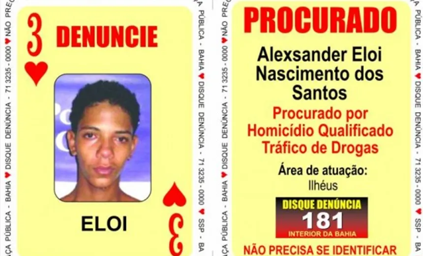 OLHA ELES: Mais seis bandidos perigosos entram no “Baralho do Crime”; Veja fotos