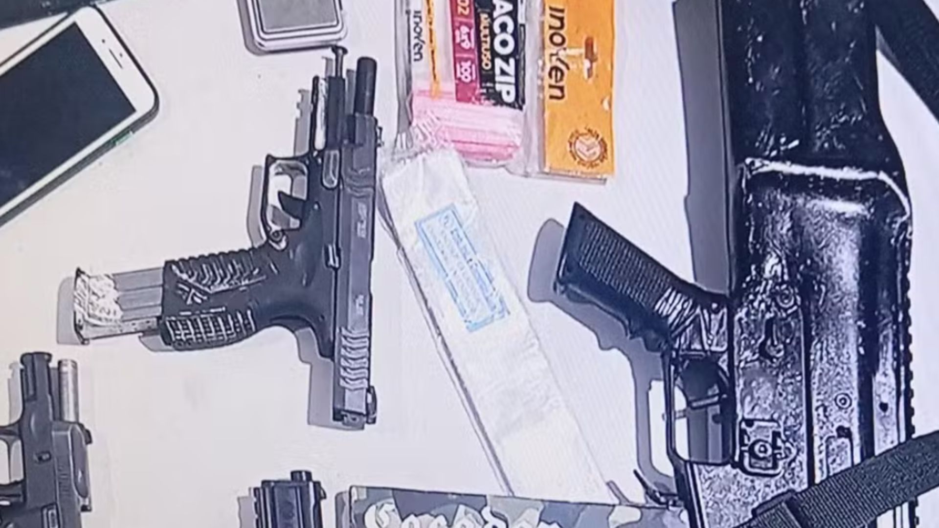 Confronto com a polícia em Barra de Pojuca. Foto: PMBA