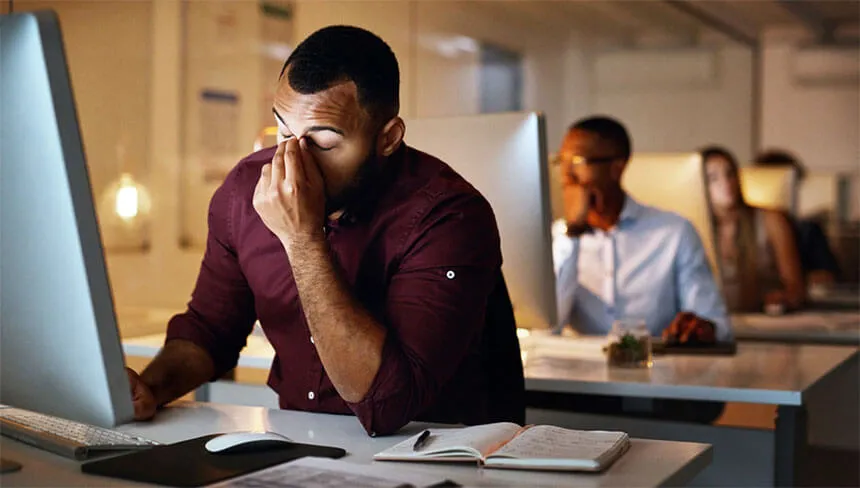 Imagem de transtorno mental no trabalho 