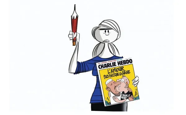 Chargistas de todo o mundo prestam homenagens aos mortos de Charles Habdo