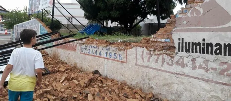 TEMOR: População contabiliza prejuízos após vendaval em Livramento de Nossa Senhora; Veja vídeo