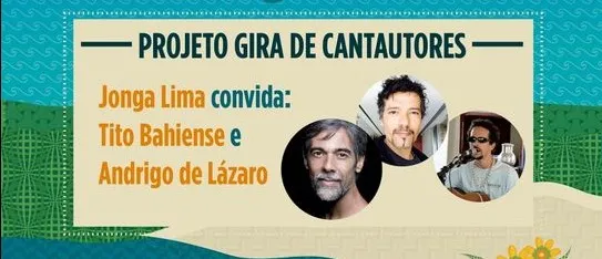Giro de Cantautores participa do Sarau de Itapuã na Casa da Música