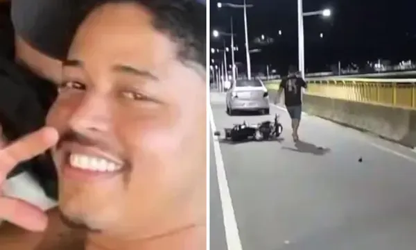 Jovem morre e mulher fica ferida em acidente de moto em ponte na Bahia. | Reprodu&ccedil;&atilde;o/ Redes Sociais