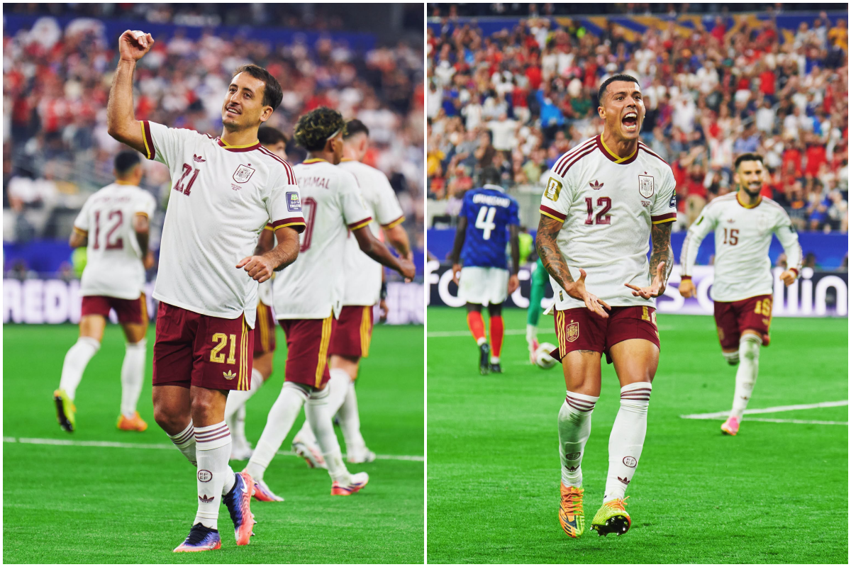 Com gols de Oyarzabal e Porro, a Espanha venceu a França e chega à final da Copa. Foto: Divulgação