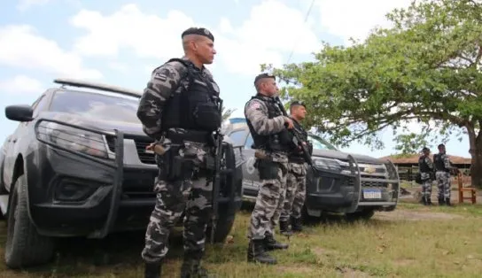 Batalhão de Choque reforça segurança em região de conflito entre indígenas e fazendeiros na Bahia