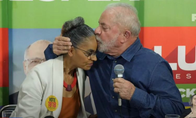 Lula conversa com Marina Silva sobre audiência desrespeitosa. Foto: Reprodução/YouTube - Partido dos Trabalhadores