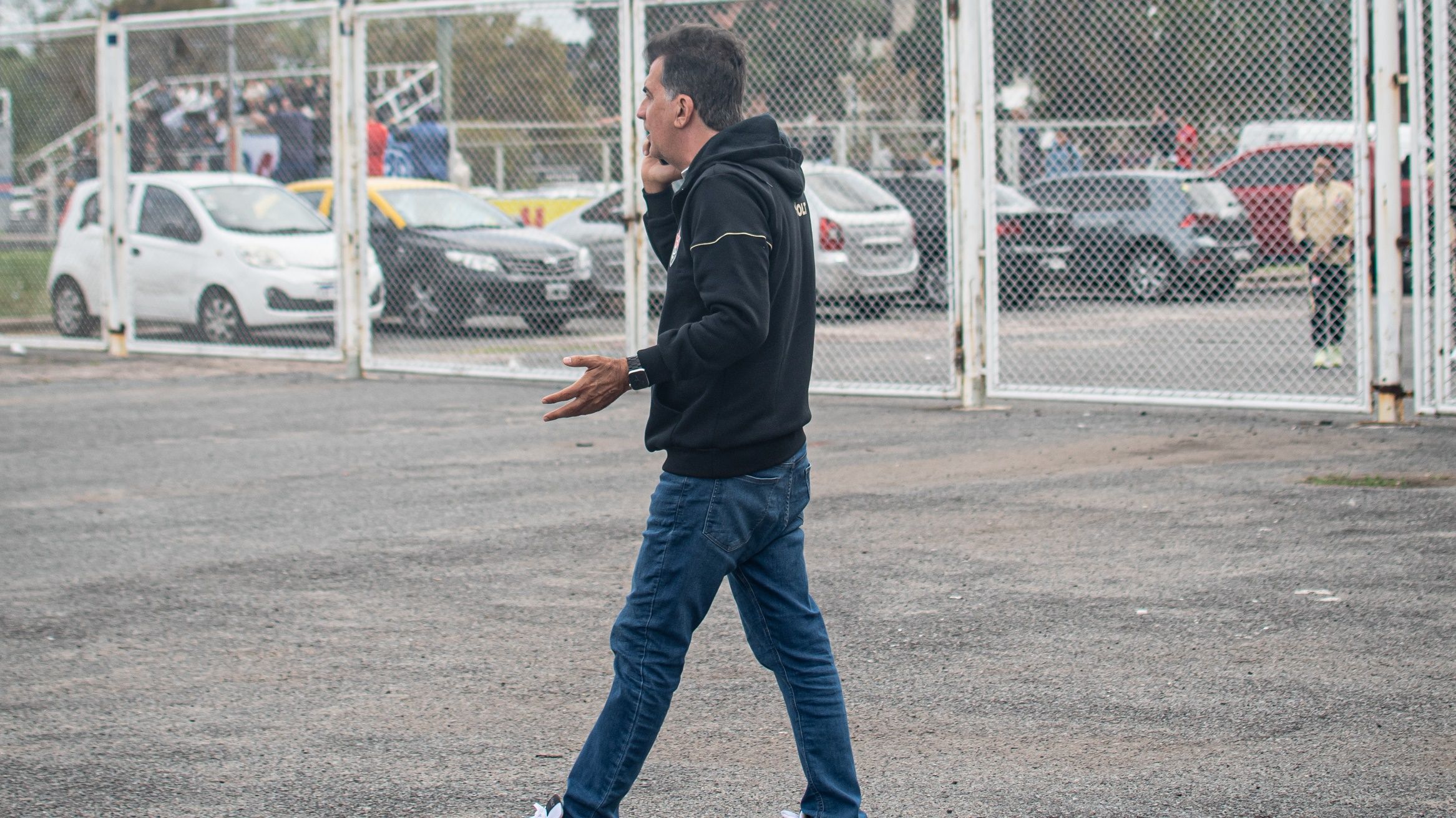 Fábio Mota durante viagem do Vitória a Buenos Aires | Foto: Victor Ferreira/EC Vitória