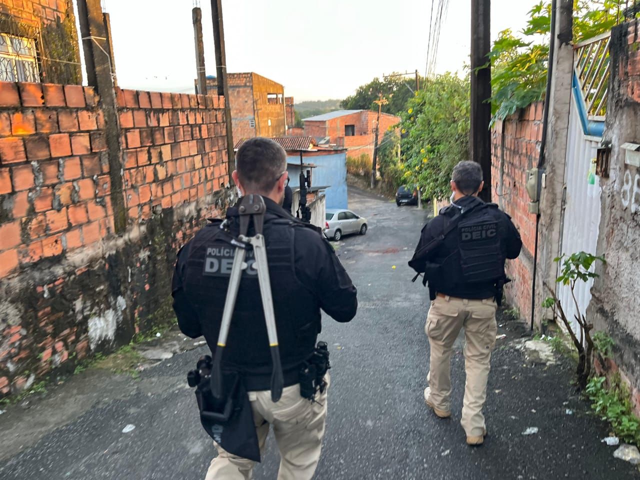Operação contra crimes patrimoniais. Foto: Marcela Correia e Felipe Conceição/ Ascom PCBA