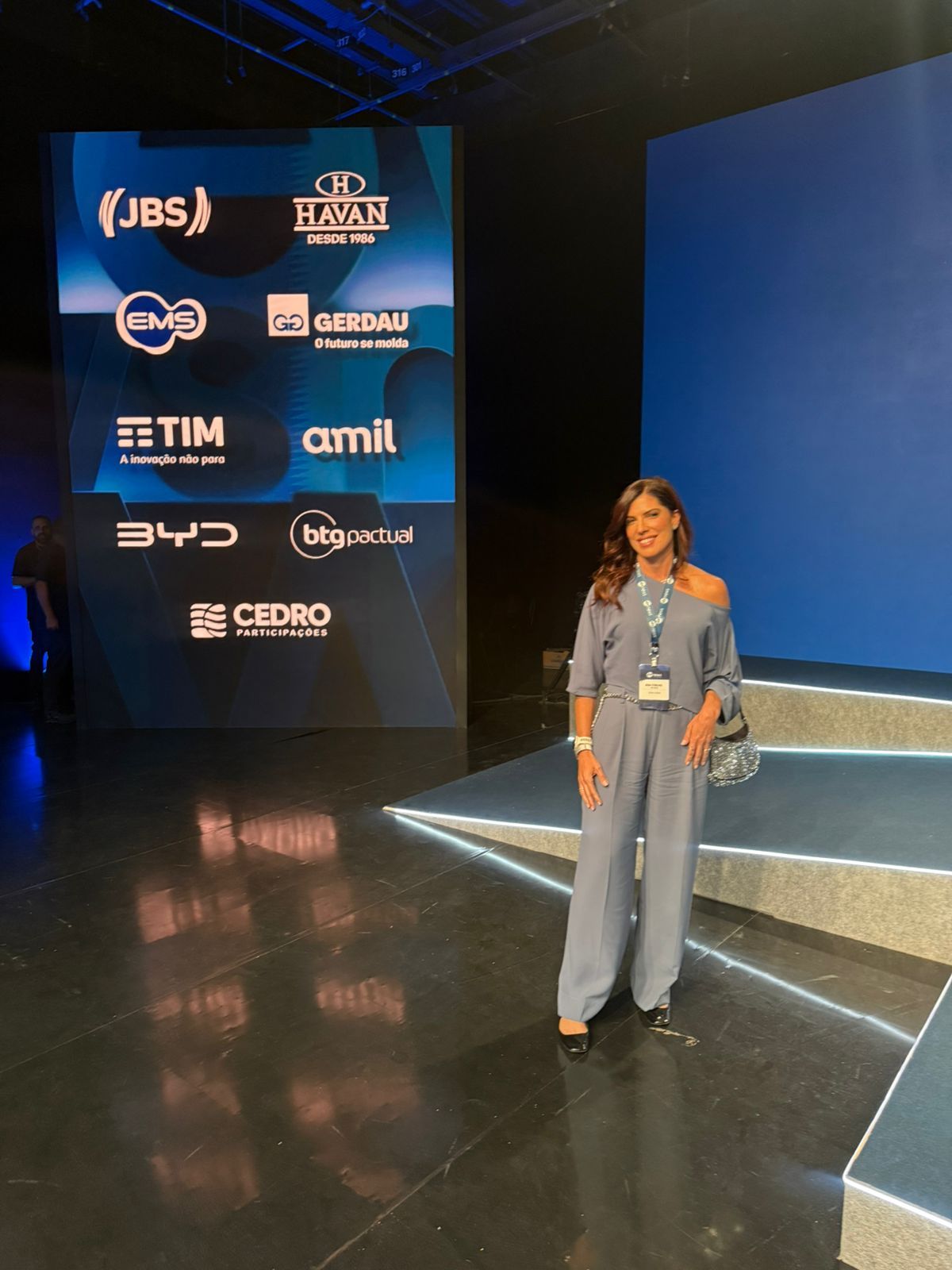 CEO do grupo Aratu, Ana Coelho no SBT em São Paulo