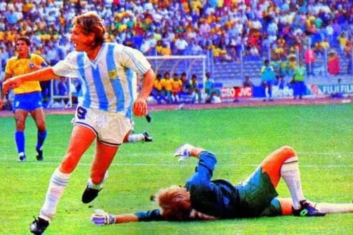 Argentina eliminou o Brasil Em 1990. Foto: Reprodu&ccedil;&atilde;o | Fifa