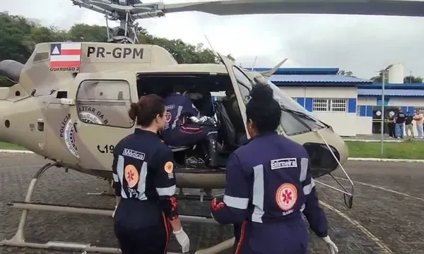 Sete ficam feridos após explosão em churrascaria na Ilha de Vera Cruz.Foto: PMBA