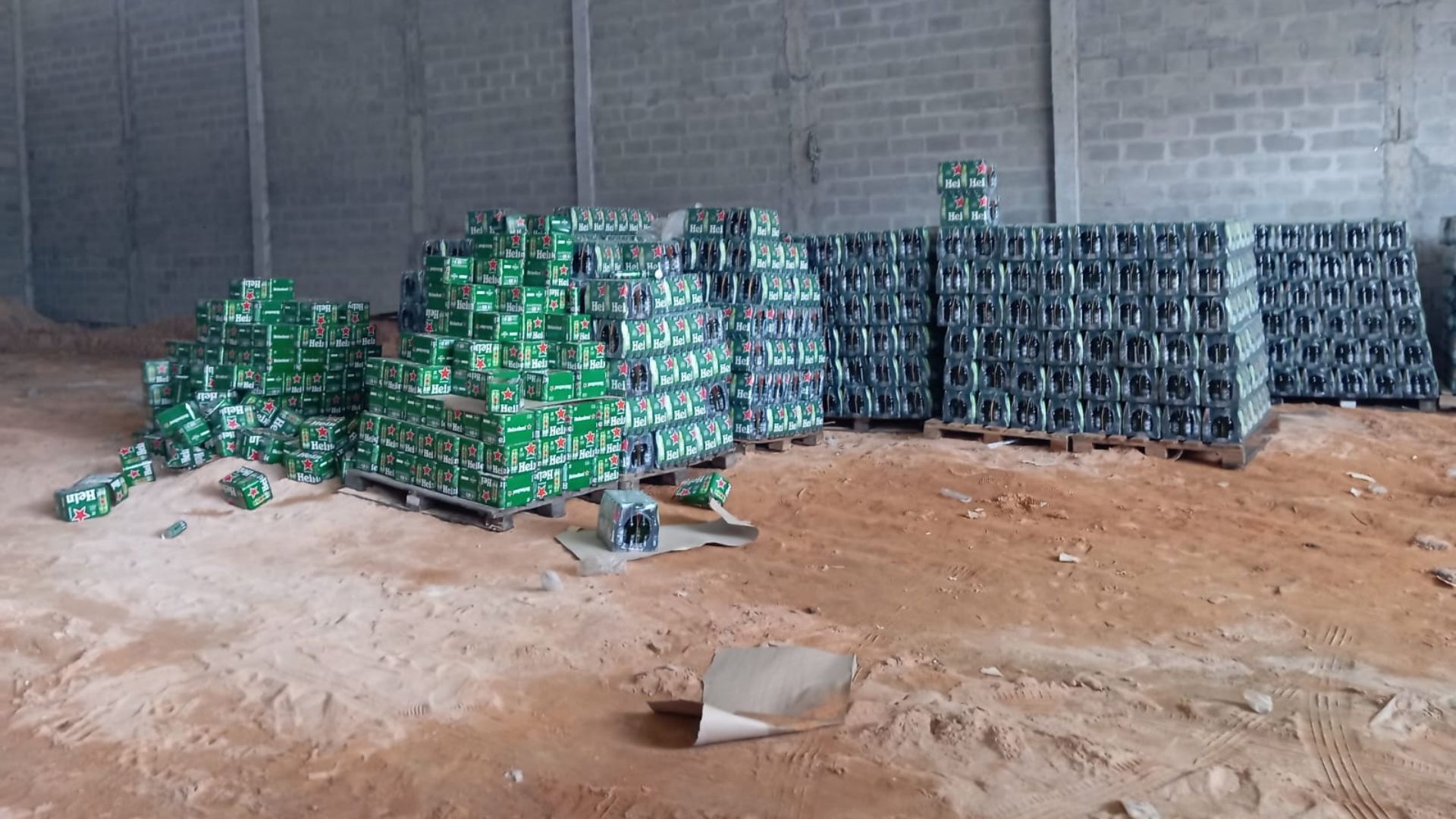 Carga de cerveja furtada. Foto: Divulgação Ascom PCBA