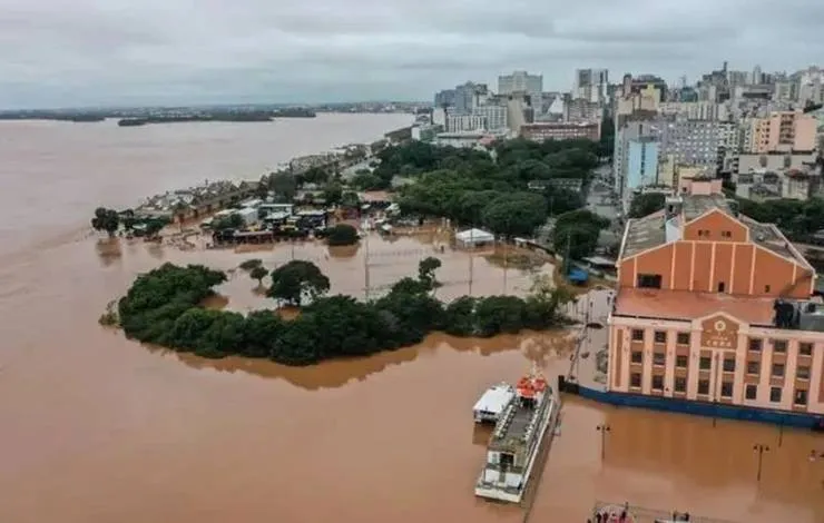 Nível do Guaíba continua descendo e atinge menor patamar desde sábado