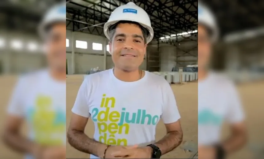 ACM Neto critica ausência de Rui no 2 de Julho e o convida para visitar obras do Centro de Convenções