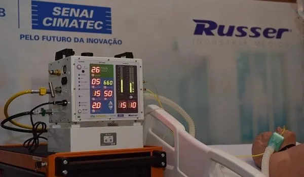 Ventilador pulmonar projetado pela Nasa e adaptado pelo Senai Cimatec será produzido no Brasil