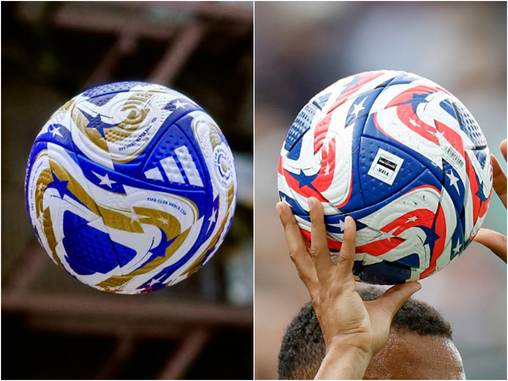 A nova bola para as semifinais do mundial de clubes terá novas cores.Foto: Adidas e Fluminense