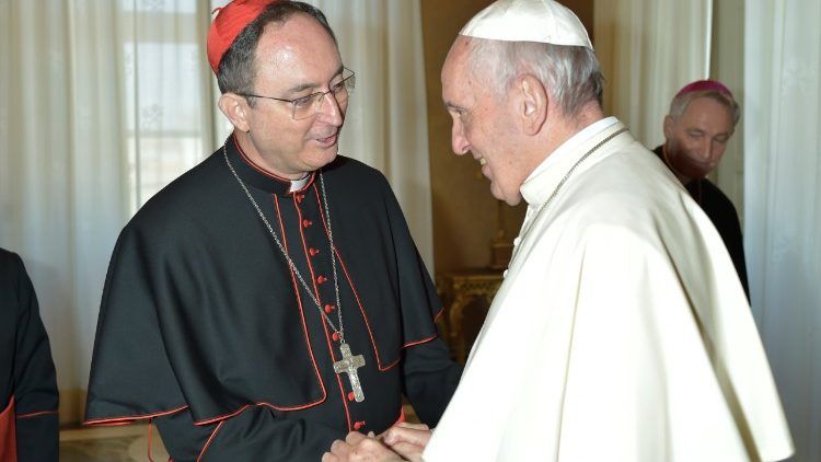 Dom Sérgio da Rocha e o papa Francisco | Foto: Vatican News