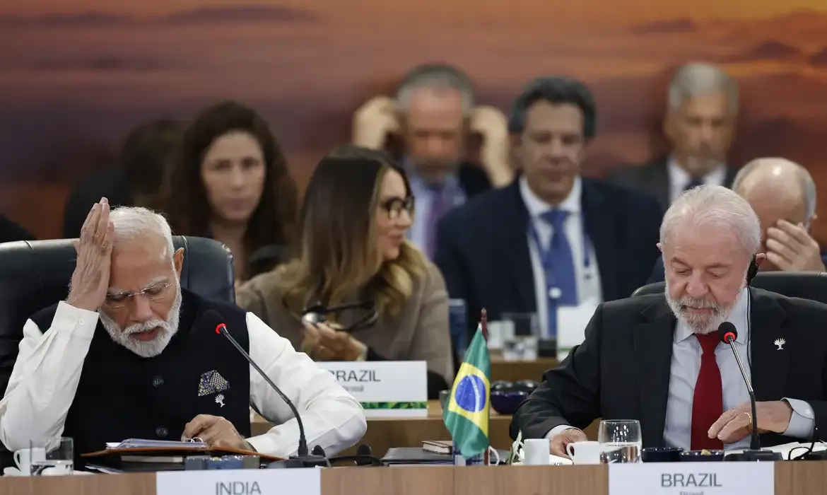 Cúpula dos Líderes do BRICS emite documento em defesa do código aberto para Inteligência Artificial. Foto: Fernando Frazão / Agência Brasil
