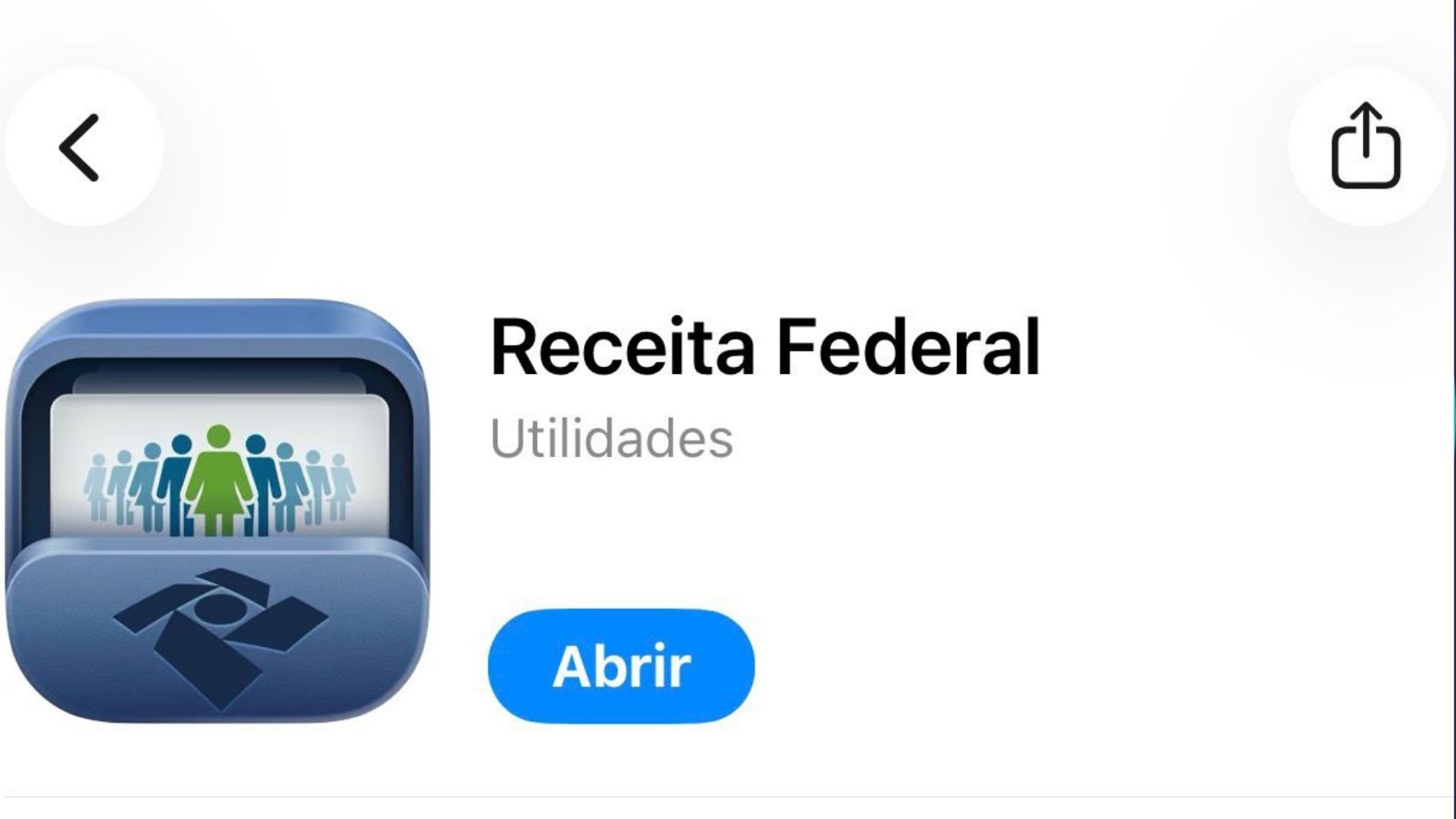 Aplicativo da Receita Federal