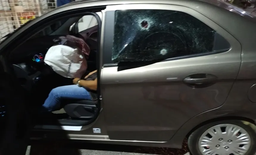 Exclusivo: ataque ao carro de Prisco na frente da ASPRA foi armação, sustenta perito; SSP não nega