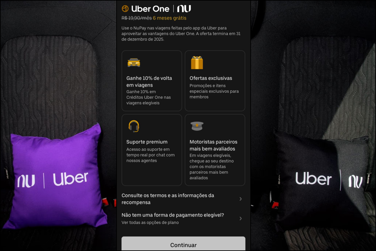A campanha libera assinatura do Uber One de graça a partir desta terça. Foto: Reprodução