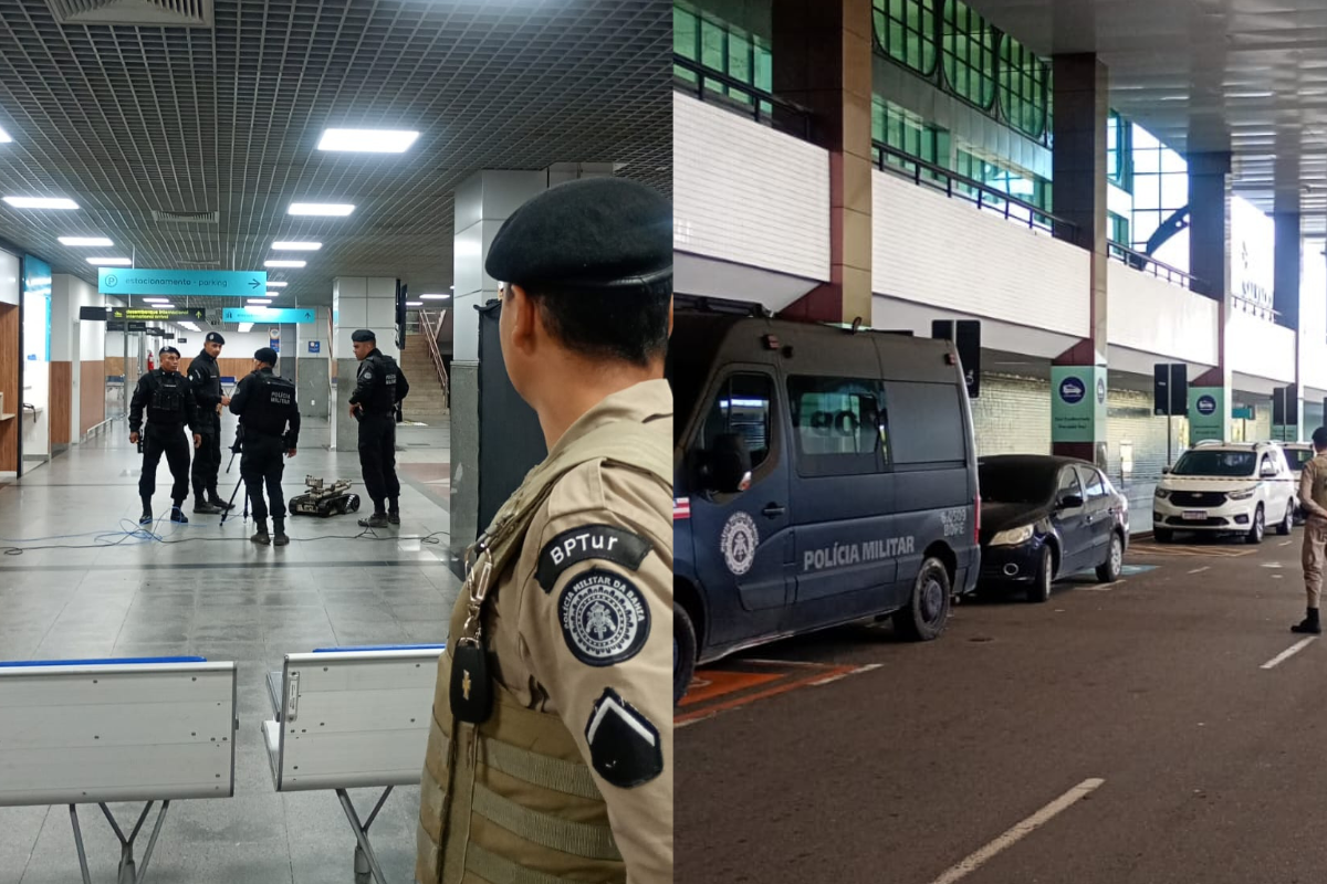 Alerta De Bomba No Aeroporto De Salvador Objeto Inusitado E Identificado. | Foto: Fotos: Divulgação SSP