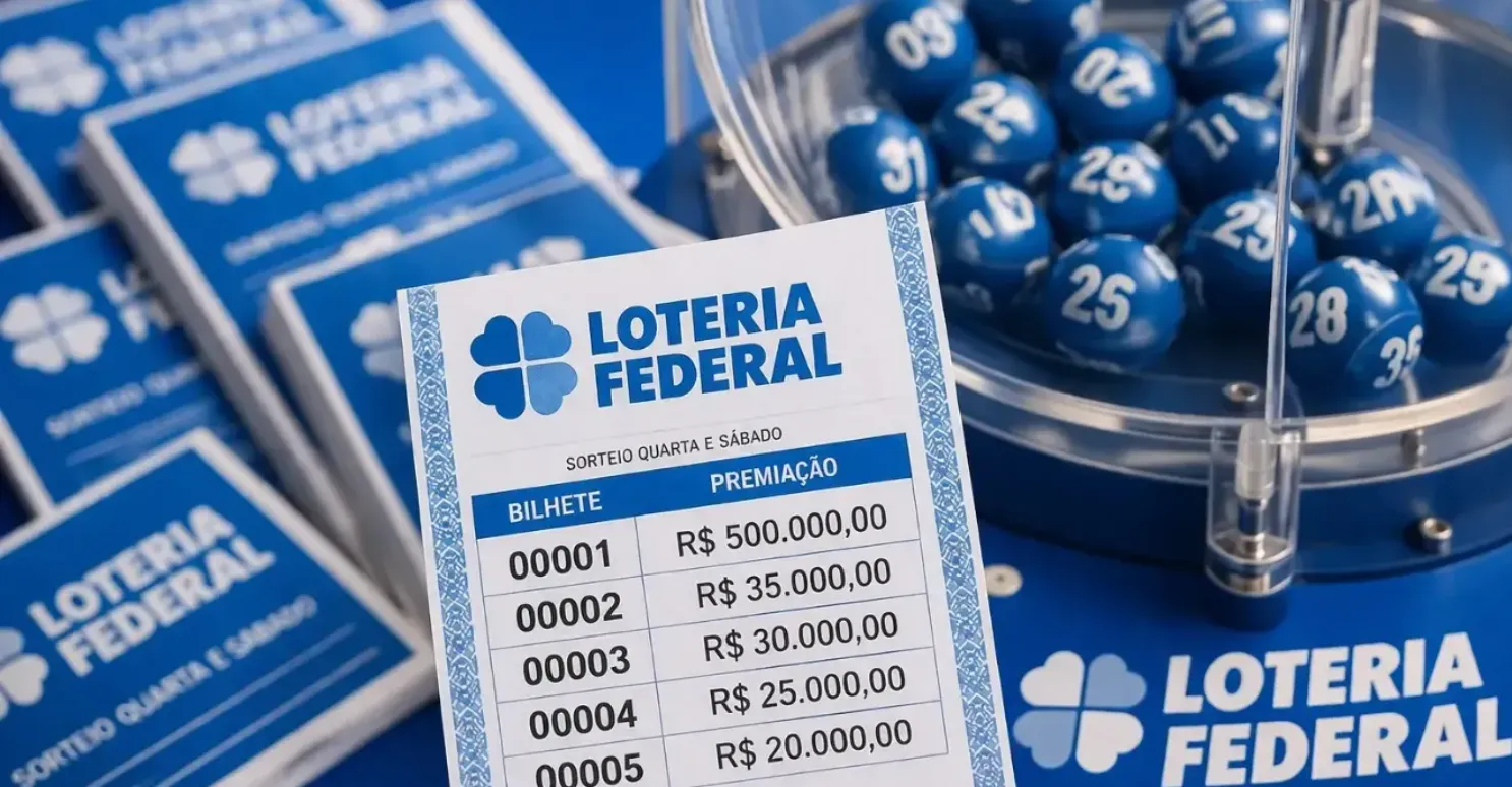 Loteria Federal hoje: resultado do concurso 6090 e números sorteados