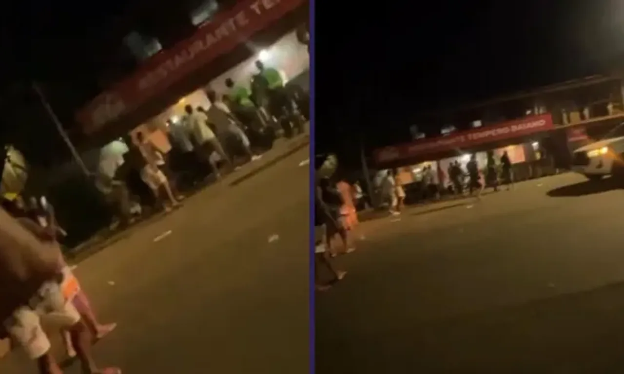 Ap&oacute;s o inc&ecirc;ndio, a &aacute;rea foi isolada por seguran&ccedil;a, e o funcionamento do restaurante deve permanecer suspenso at&eacute; a conclus&atilde;o da per&iacute;cia t&eacute;cnica/Foto: Reprodu&ccedil;&atilde;o