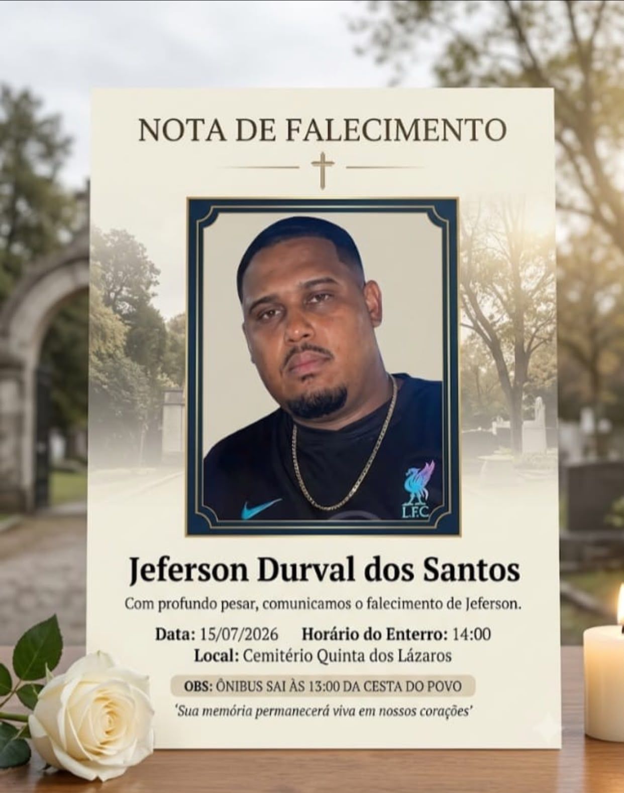 Homem morto com 70 tiros na Boca do Rio. Foto: Redes sociais