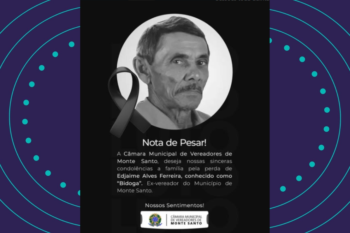 Ex-Vereador Morto Em Monte Santo. |Foto: Divulga&ccedil;&atilde;o C&acirc;mara de vereadores de Monte Santo 