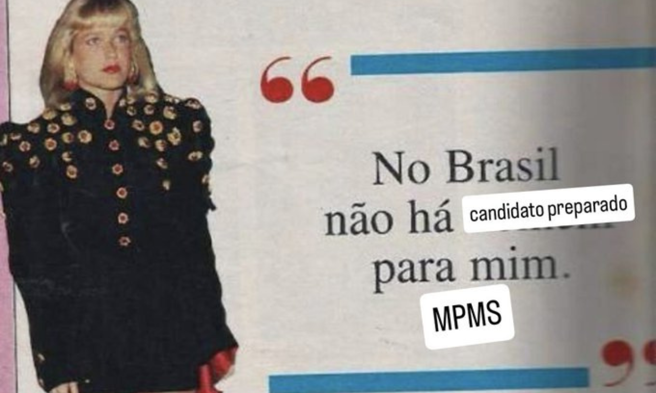Meme da Xuxa Meneghel. Foto: Reprodução | X