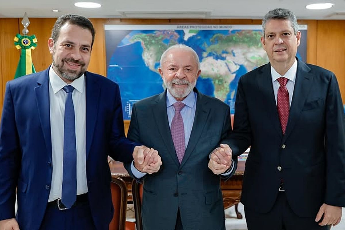 A nomeção de Boulos para a Secretaria-Geral da Presidência foi informada por Lula nesta segunda. Foto: Ricardo Stuckert/PR