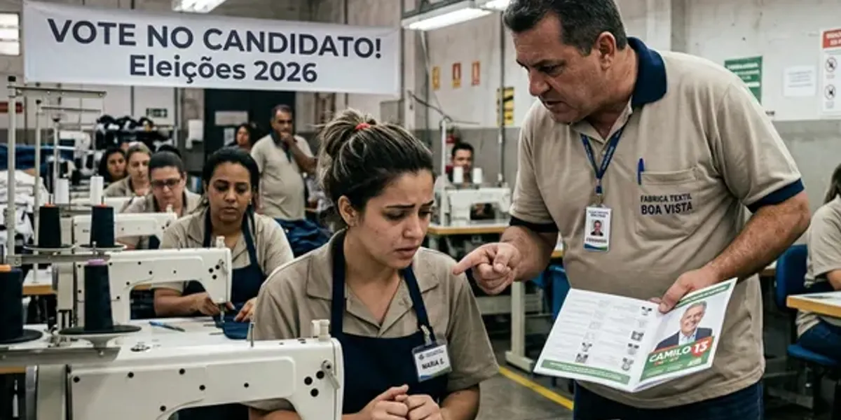 Assedio Eleitoral. Foto: Imagem gerada por IA