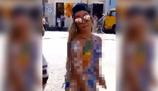 Novo vídeo: a "rifeira peladona" aparece novamente em Salvador, veja o vídeo 