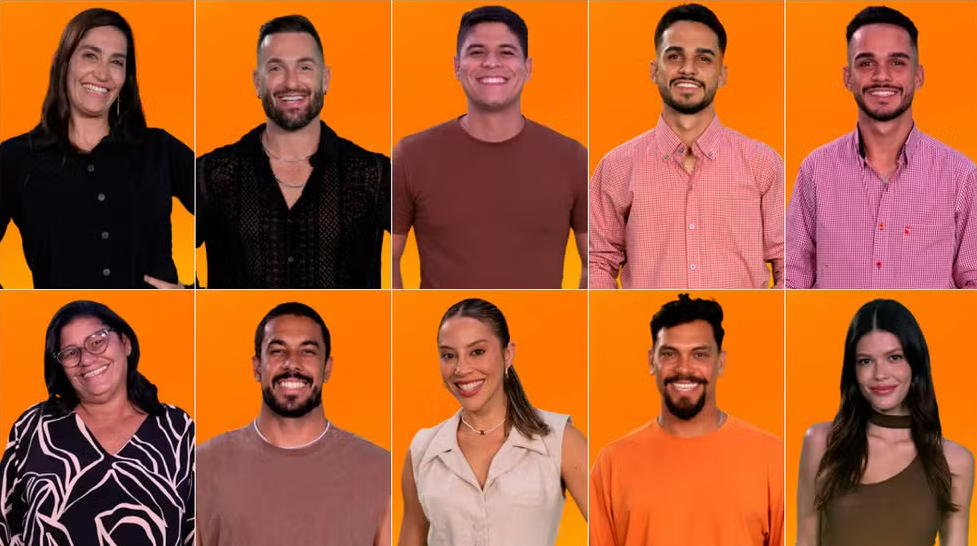 Top 10 é formado no BBB 25. Foto: Globo