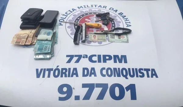 Dupla cearense é presa após assalto à agência bancária, no interior da Bahia 