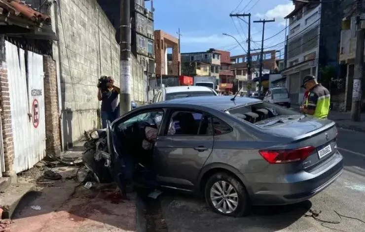 Sem CNH, suspeito de atropelar duas pessoas é preso em flagrante no bairro de Fazenda Grande do Retiro
