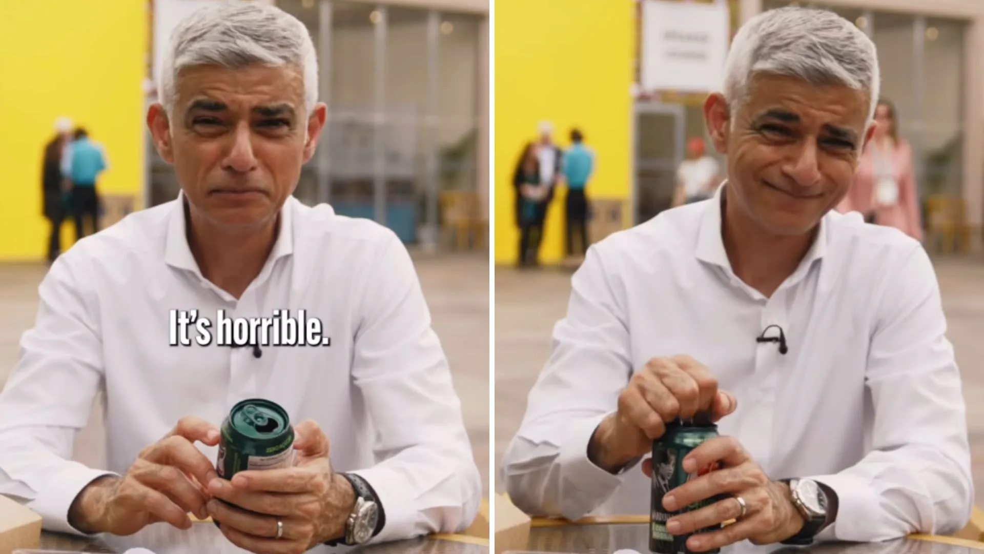 Prefeito de Londres prova comidas brasileiras e vídeo viraliza: ‘Horrível’