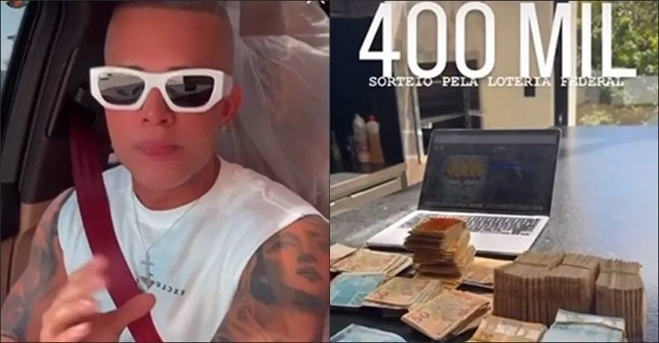 Um dia antes de ser preso, Ramhon Dias anunciou prêmio de R$ 400 mil nas redes sociais