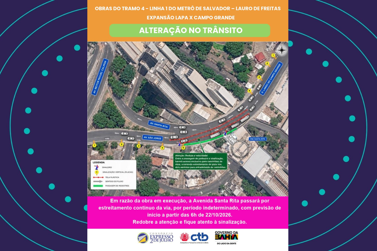 Amplia&ccedil;&atilde;o do Metr&ocirc;| Foto: Reprodu&ccedil;&atilde;o CTB