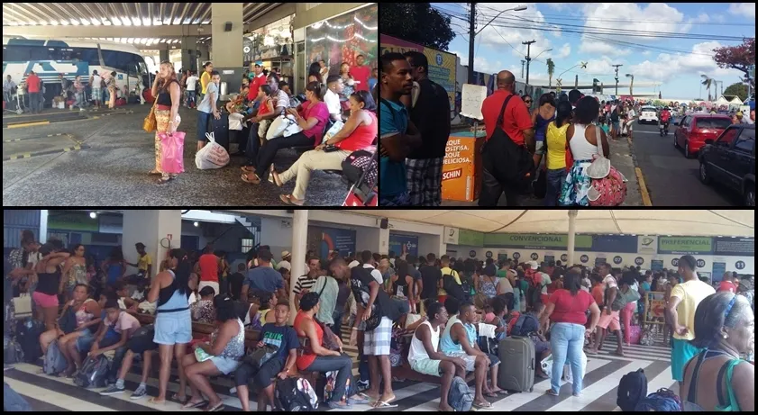 Rodoviária, ferry e travessia para Mar Grande têm intenso movimento nesta quarta