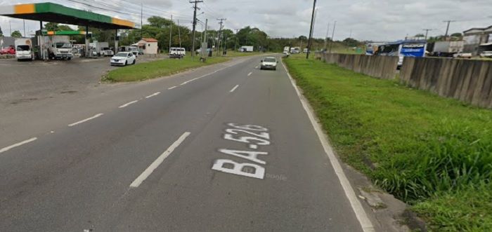 Acidente aconteceu na BA-526. Foto: Reprodução | Google Maps