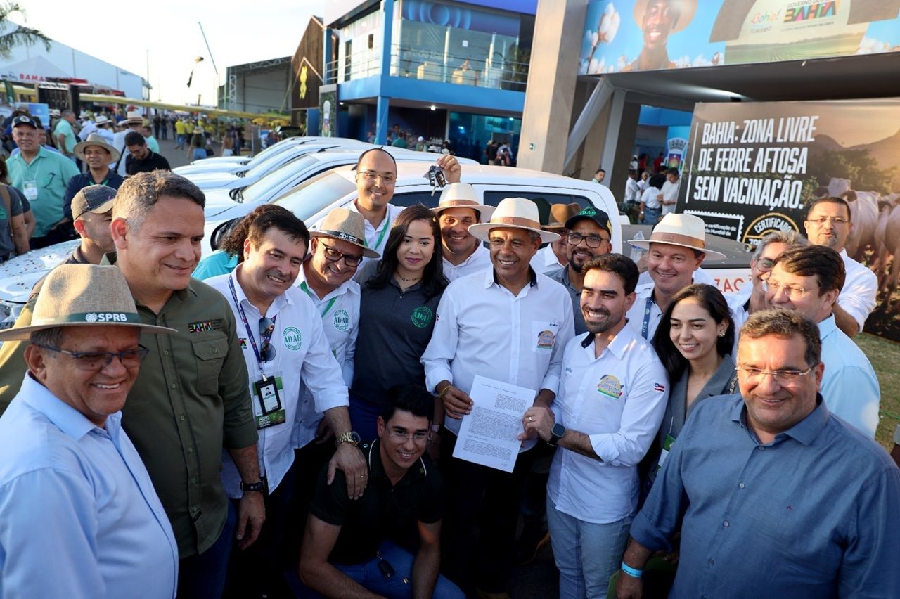 Bahia Farm Show 2025 Estado Entrega Veículos Para a Fiscalização Da Produção Agropecuária