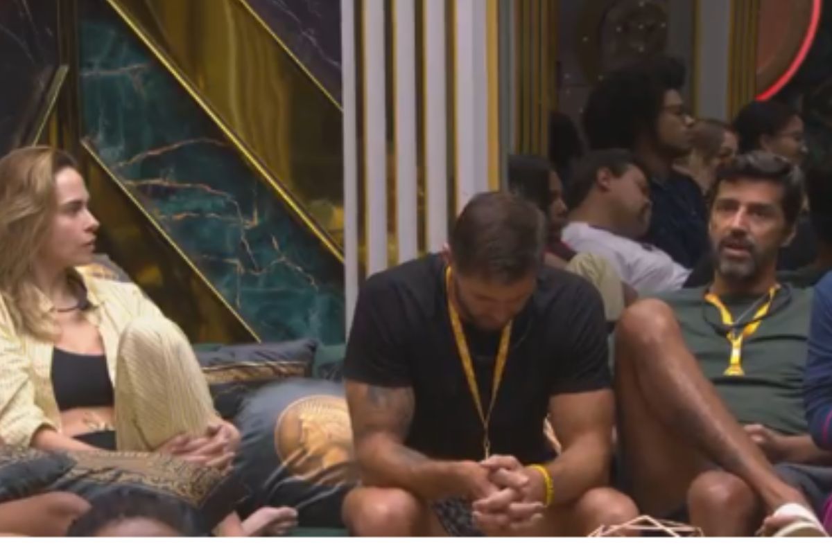 Ana Paula E Cowboy Trocam Farpas. |  Foto: Reprodu&ccedil;&atilde;o TV Globo 