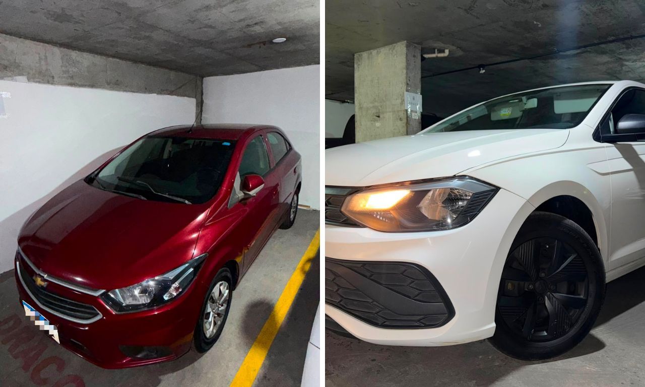 Carros apreendidos