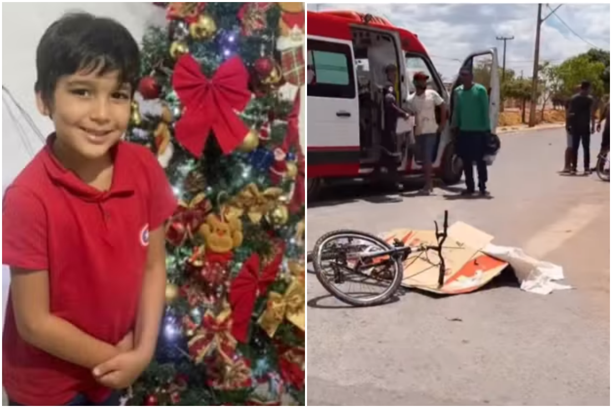 Crian&ccedil;a de 7 anos morre ap&oacute;s ser atropelada por caminh&atilde;o betoneira na Bahia; Foto: Redes Sociais