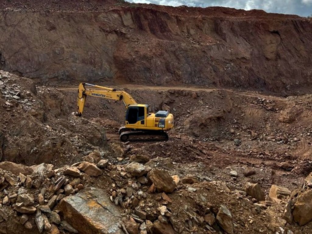 A mineração ilegal de ouro em Santaluz ocorria em uma propriedade rural. Foto: Divulgação/PF