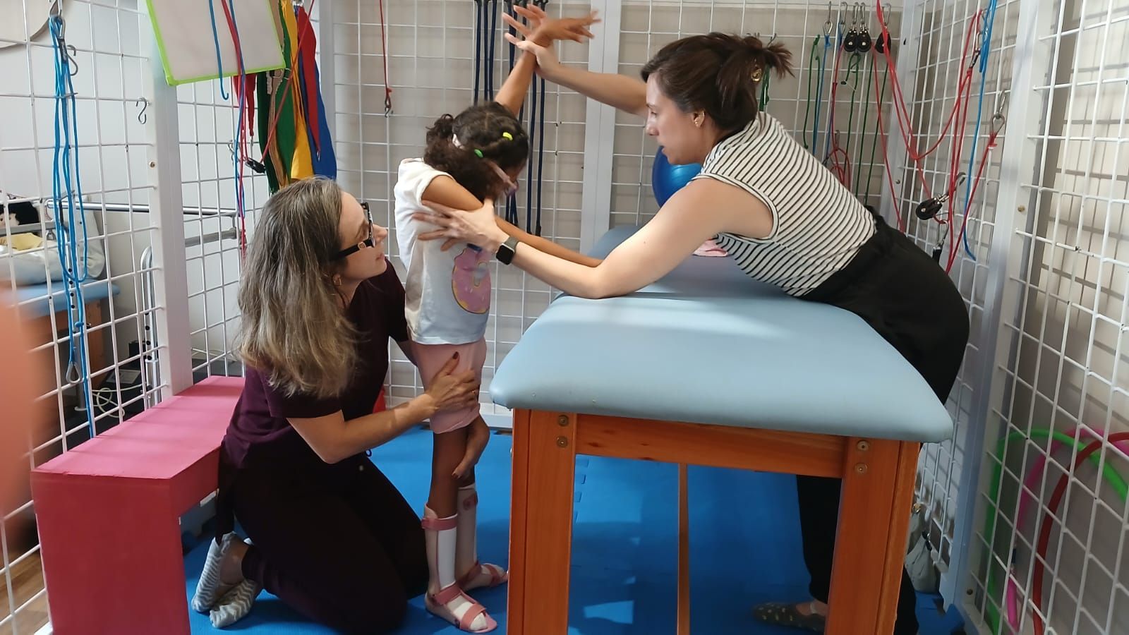 Programa de Fisioterapia Pediátrica Clínica. Foto: divulgação