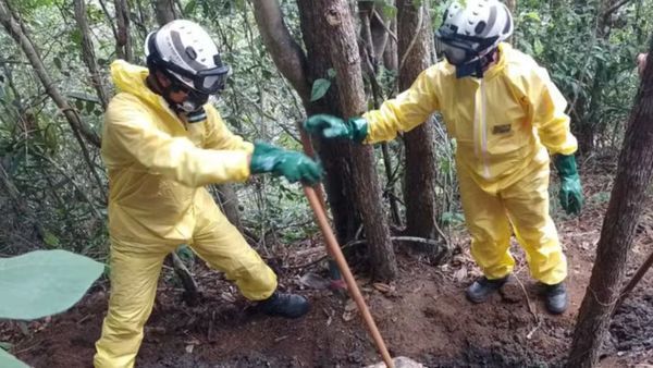 Ossadas humanas s&atilde;o encontradas na Bahia. Foto: Pol&iacute;cia Civil